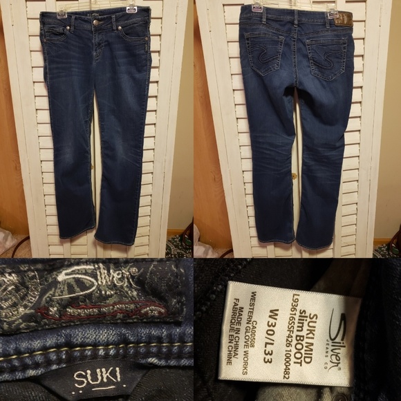 Womens Silver Jeans - Picture 1 of 1